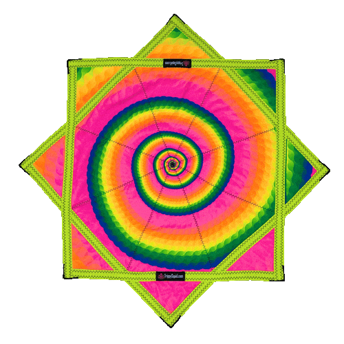 Kraken.039 - Rainbow Road 48" Jumbo Flowstar "The Kraken"(UV-Reactive)