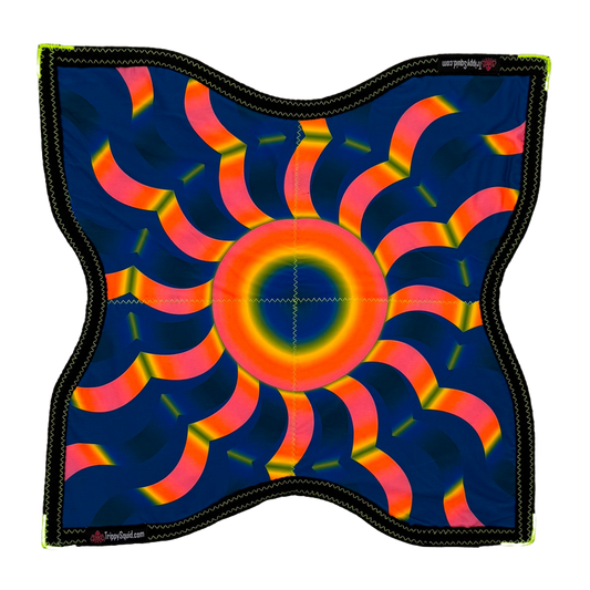 N.001 - UV Portal Trippy Ninja Flowstar (4 Point, UV-Reactive)