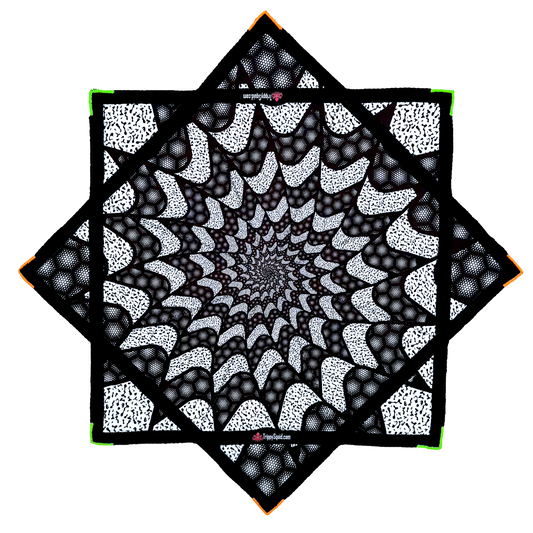 066.Jamaican Me Dizzy Flowstar 26" (UV-Reactive)