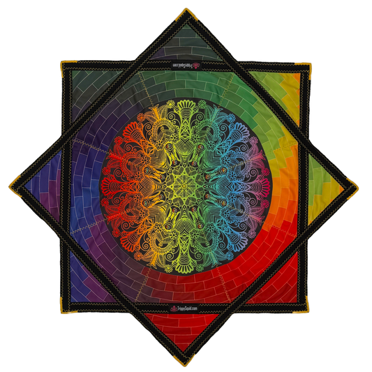 *OLD MATERIAL*017.Mini - Rainbow Flower (Non-UV) 24"