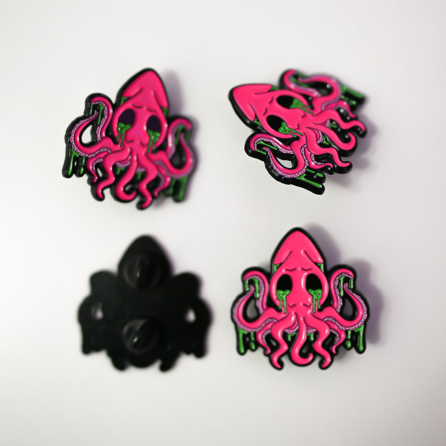 Trippy Squid Hat Pin