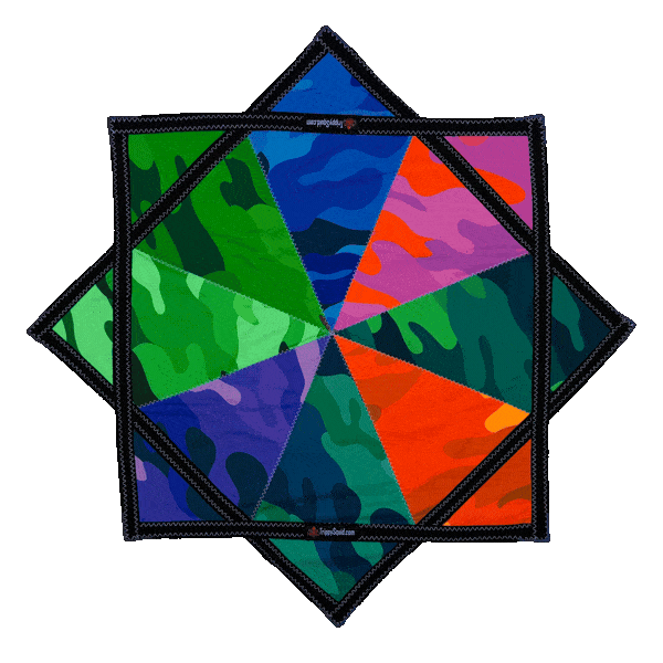 *OLD MATERIAL DISCOUNT* 031.mini - Camo Patch Flowstar (UV-Reactive) 24"