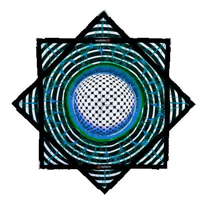 045.Hellraiser Spiral Flowstar 26" (UV-Reactive)