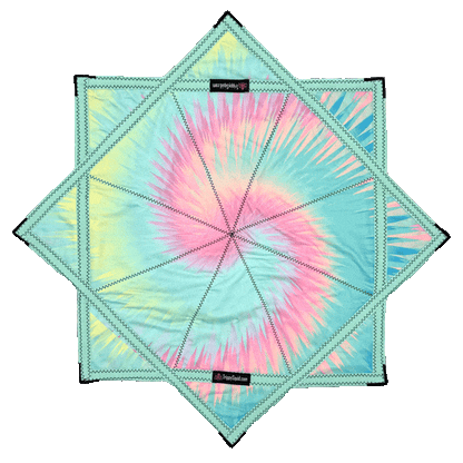 024.Mini - Blue Spiral Pastel Flowstar (Non-UV) 24"