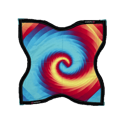 N.002 - Fire & Ice Ninja Flowstar (4 Point, Non-UV)