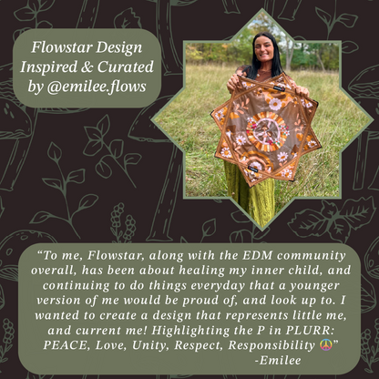 038.Peace In Bloom Flowstar 26" (Non-UV)