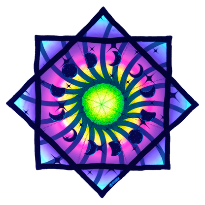 8.Void  - Moon Vortex Glowstar 25" (UV-Reactive)