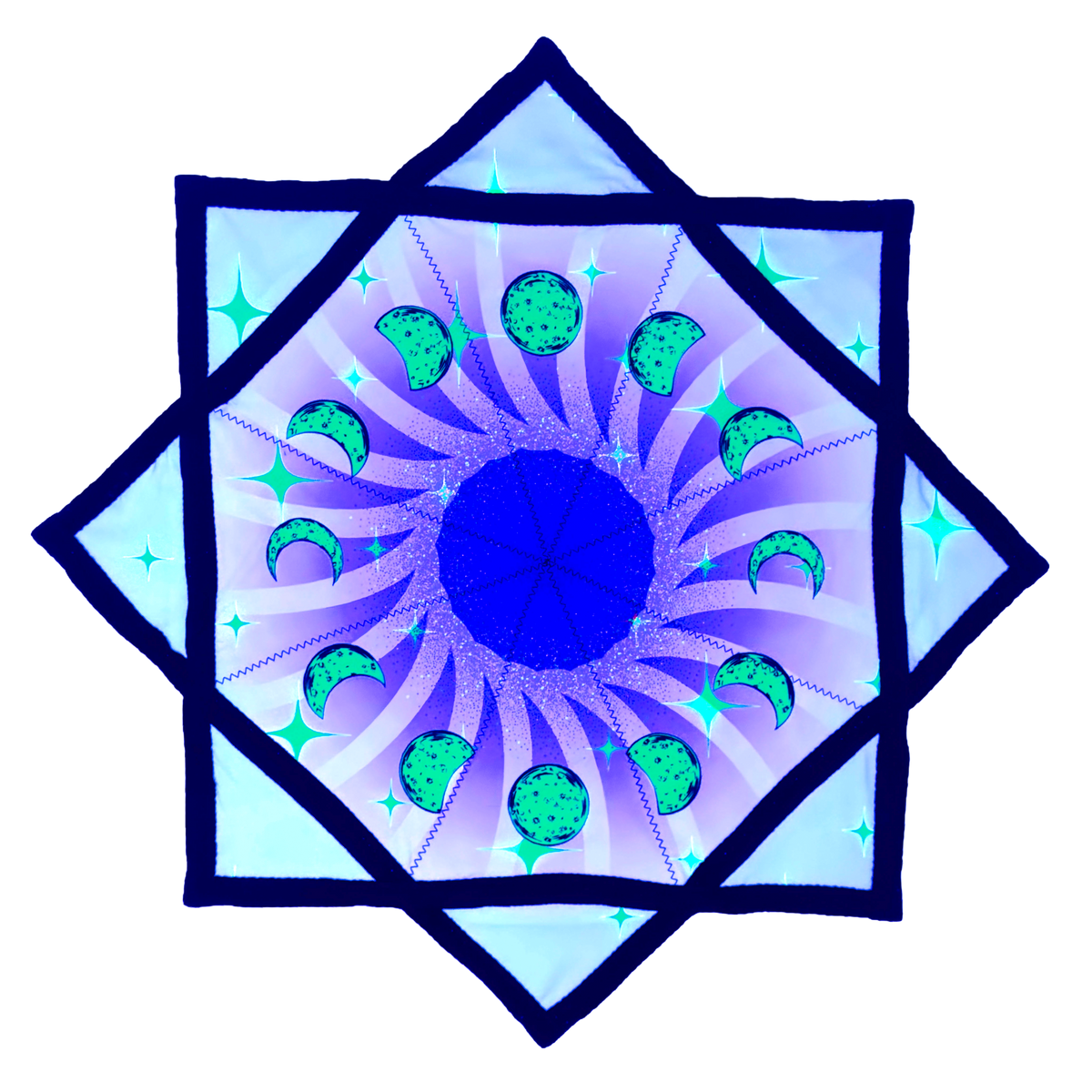 8.Void  - Moon Vortex Glowstar 25" (UV-Reactive)