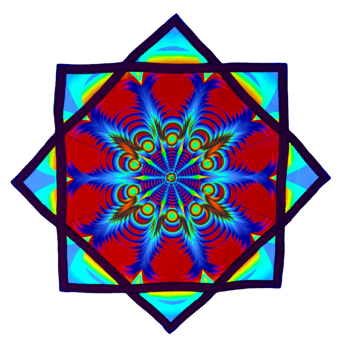 8.Void - Mandela Dreams Glowstar 25" (UV-Reactive)