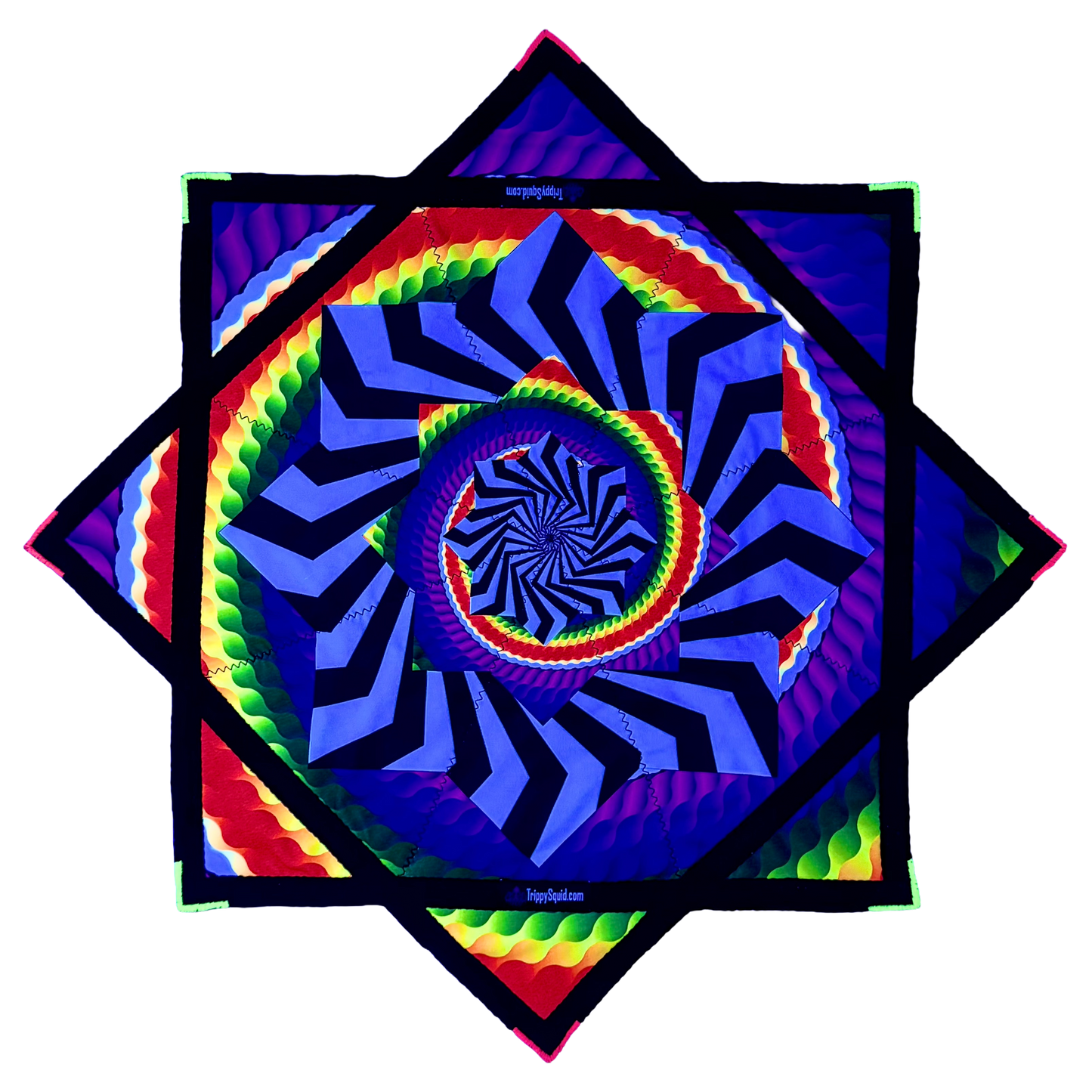 068.Inversion Rainbow Flowstar 26" (UV-Reactive)