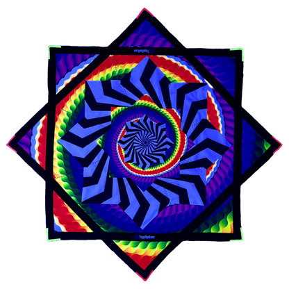 068.Inversion Rainbow Flowstar 26" (UV-Reactive)