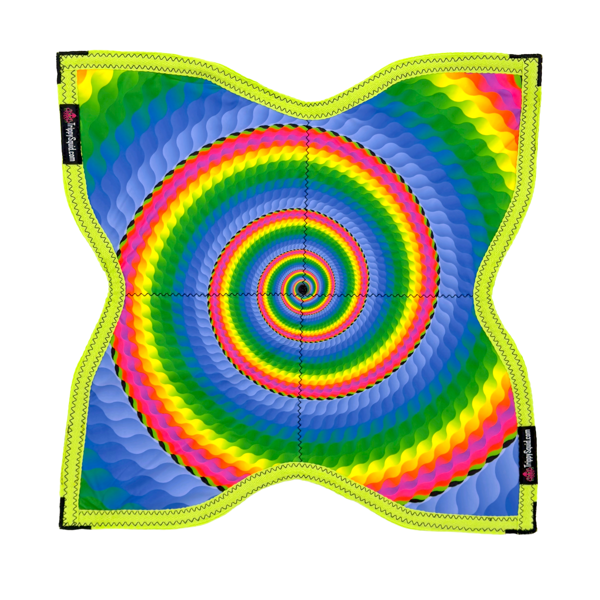 N.003 - Rainbow Road Ninja Flowstar 26" (UV-Reactive)
