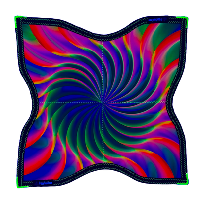 N.001 - UV Portal Trippy Ninja Flowstar (4 Point, UV-Reactive)