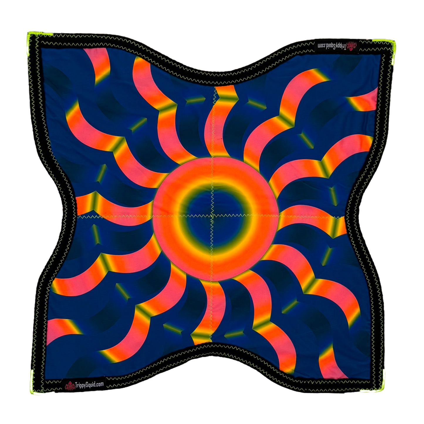 N.001 - UV Portal Trippy Ninja Flowstar (4 Point, UV-Reactive)