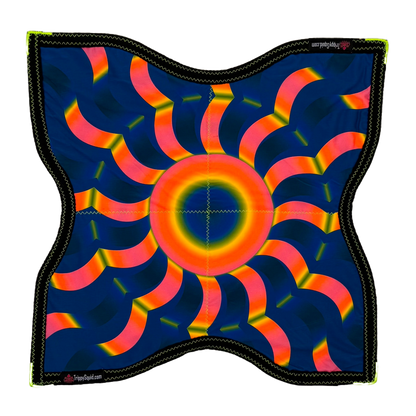 N.001 - UV Portal Trippy Ninja Flowstar (4 Point, UV-Reactive)