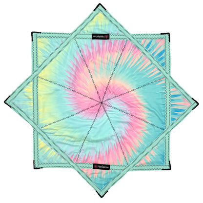 024.Mini - Blue Spiral Pastel Flowstar (Non-UV) 24"