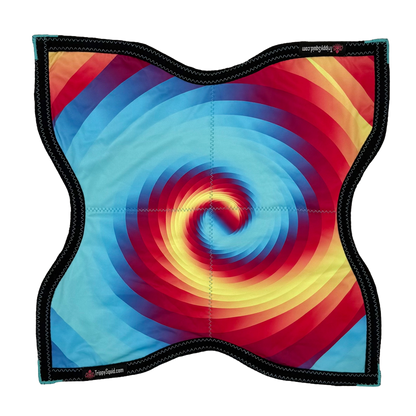 N.002 - Fire & Ice Ninja Flowstar (4 Point, Non-UV)