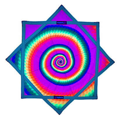 039.Mini - Rainbow Road Flowstar 24" (UV-Reactive)