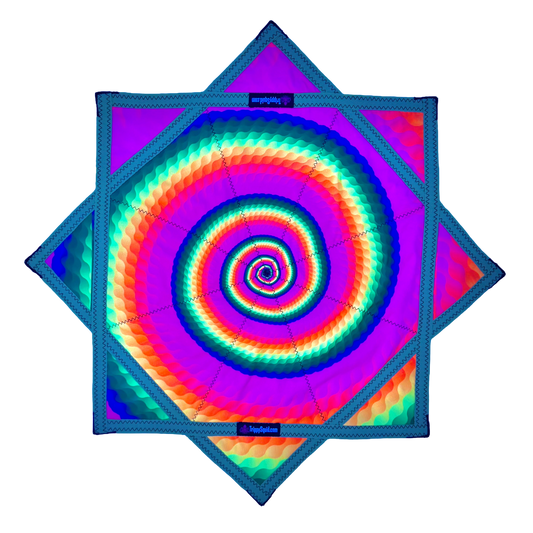 039.Mini - Rainbow Road Flowstar 24" (UV-Reactive)