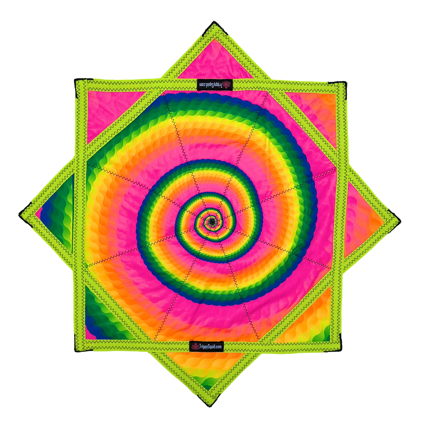 039.Mini - Rainbow Road Flowstar 24" (UV-Reactive)