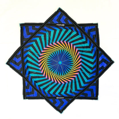 Geometric Spiral Flow Star UV REACTIVE (2 Sided)