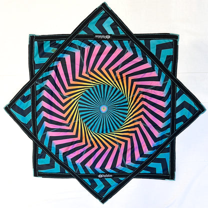 Geometric Spiral Flow Star UV REACTIVE (2 Sided)