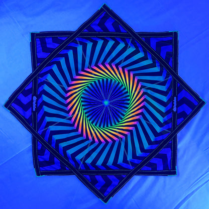 *MINI* Geometric Spiral FlowStar UV REACTIVE (2 Sided)