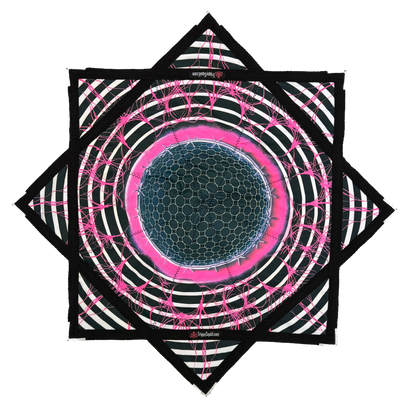 045.Hellraiser Spiral Flowstar 26" (UV-Reactive)