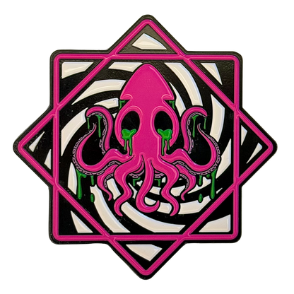 Trippy Squid Flowstar Pin (Spinning Pin)