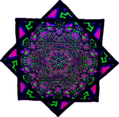 Sacred Geometry V2.0 Flow Star (UV REACTIVE + 2x Sided)