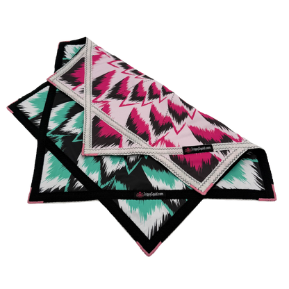 059.Teal & Pink Flower Flowstar 26"(Non-UV)