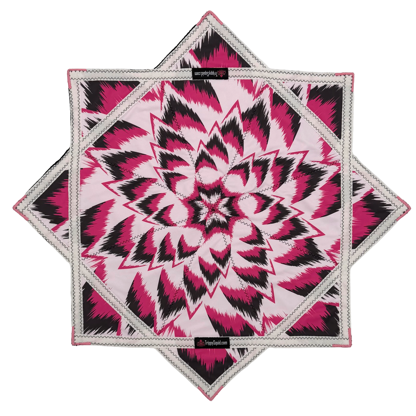 059.Teal & Pink Flower Flowstar 26"(Non-UV)