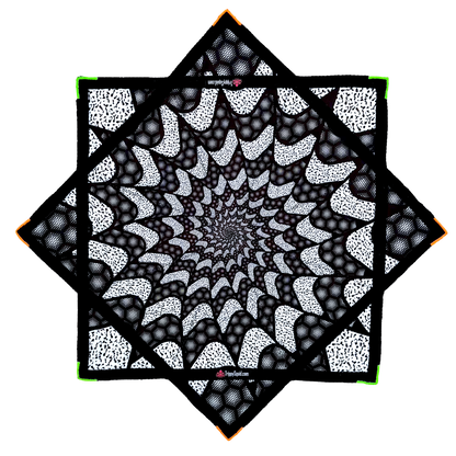 Mini.066 - Jamaican Me Dizzy Flowstar 24" (UV-Reactive)