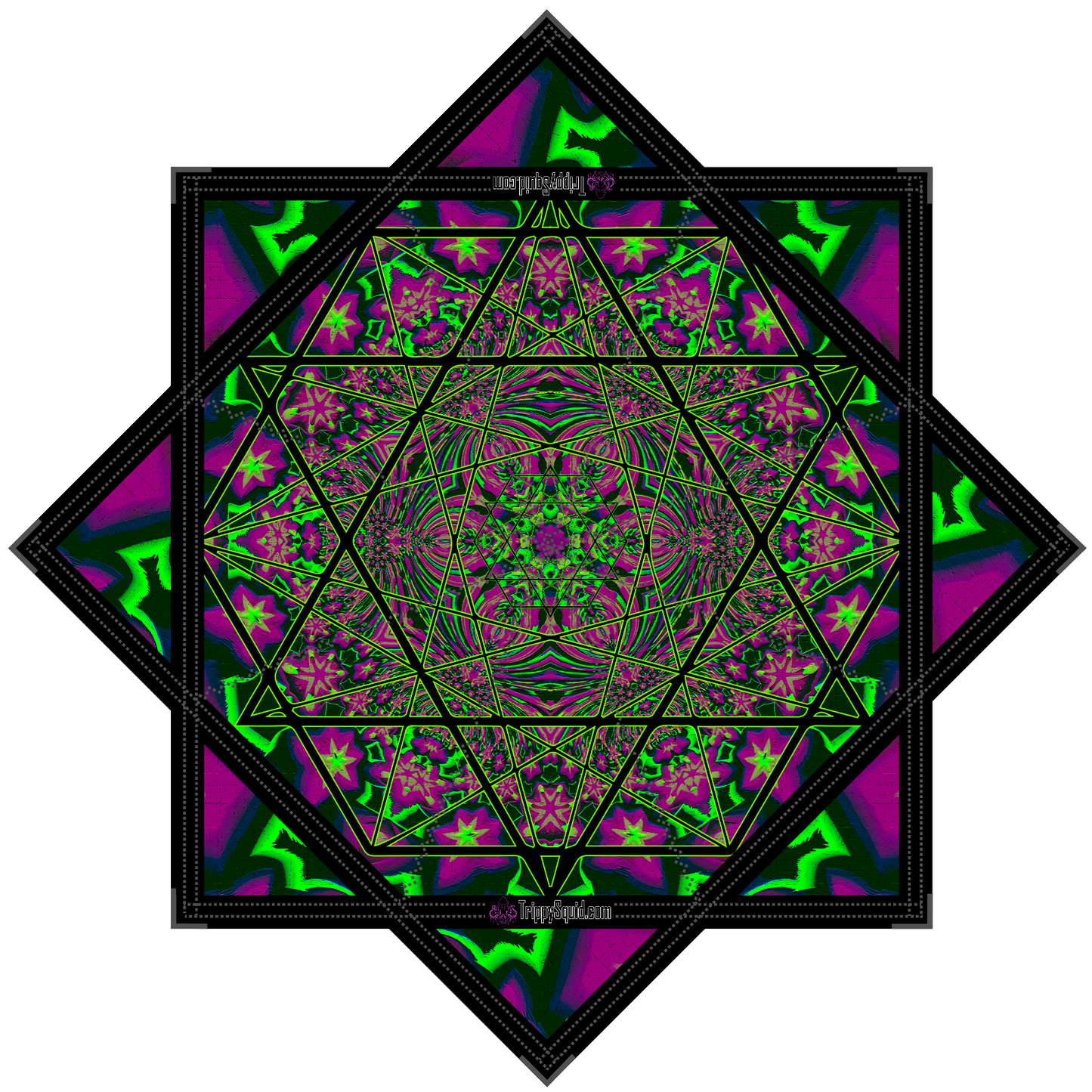 Sacred Geometry V2.0 Flow Star (UV REACTIVE + 2x Sided)