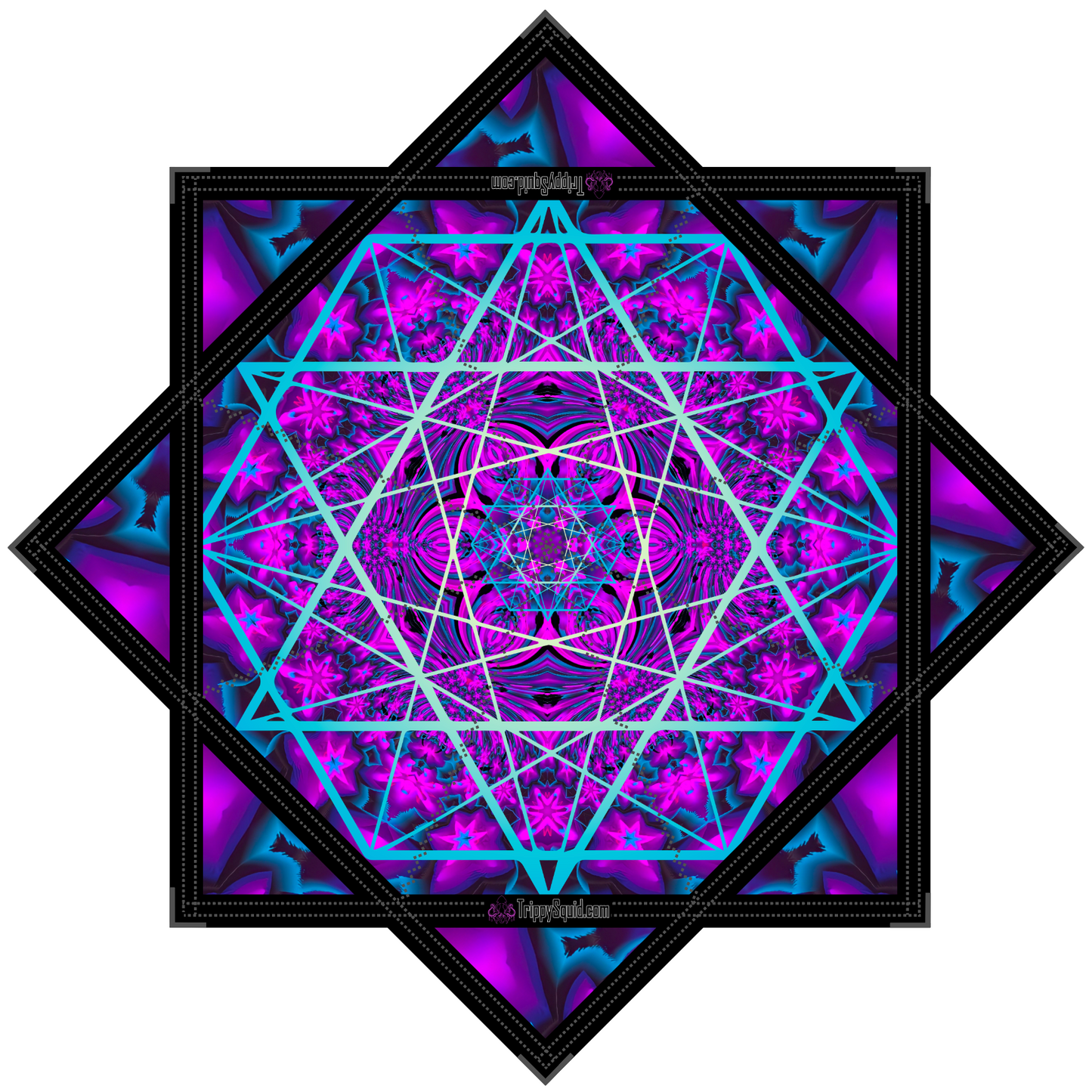 Sacred Geometry V2.0 Flow Star (UV REACTIVE + 2x Sided)