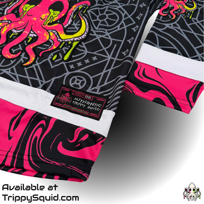 *In-Stock* D.001 - Trippy Squid Hockey Jersey (Full Embroidered)