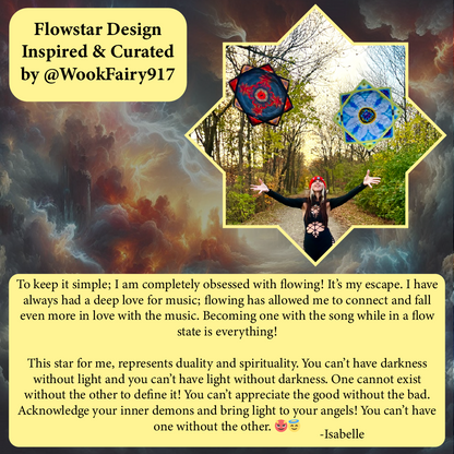 Mini.041 - Duality Fairy Flowstar 24" (Non-UV)