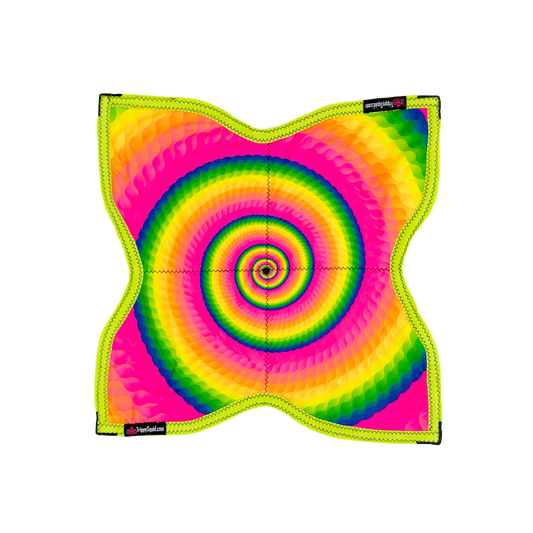 N.003 - Rainbow Road Ninja Flowstar 26" (UV-Reactive)