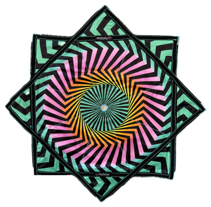 Geometric Spiral Flow Star UV REACTIVE (2 Sided)