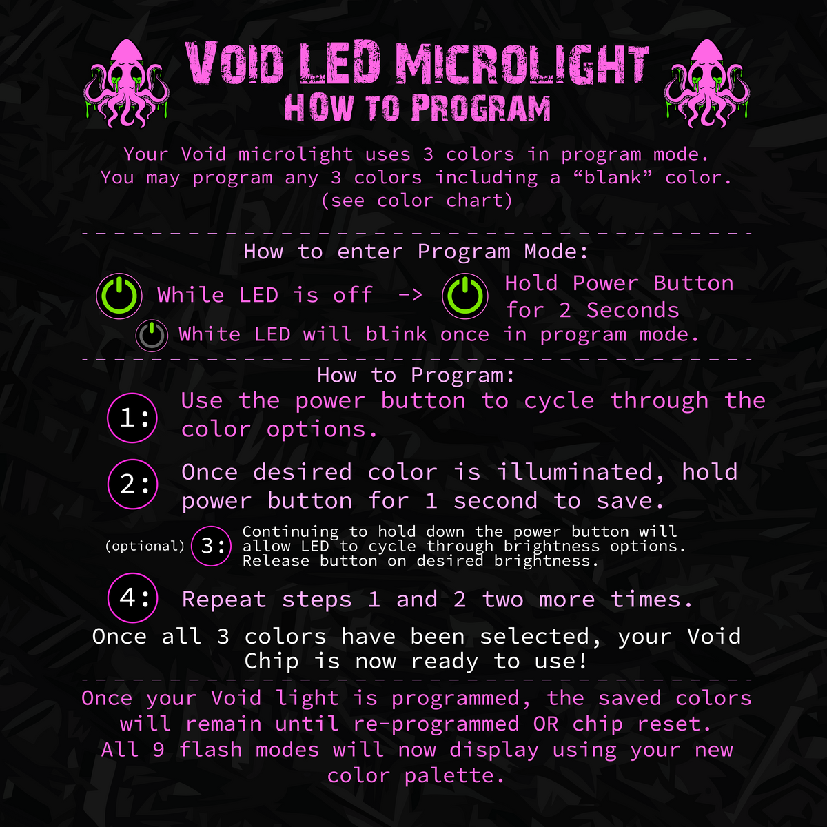 8.Void - Mandela Dreams Glowstar 25" (UV-Reactive)